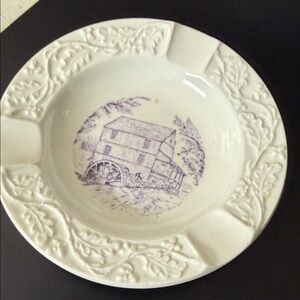 Vintage Old Sturbridge Village Grist Mill Ashtray – Burleigh Studios England